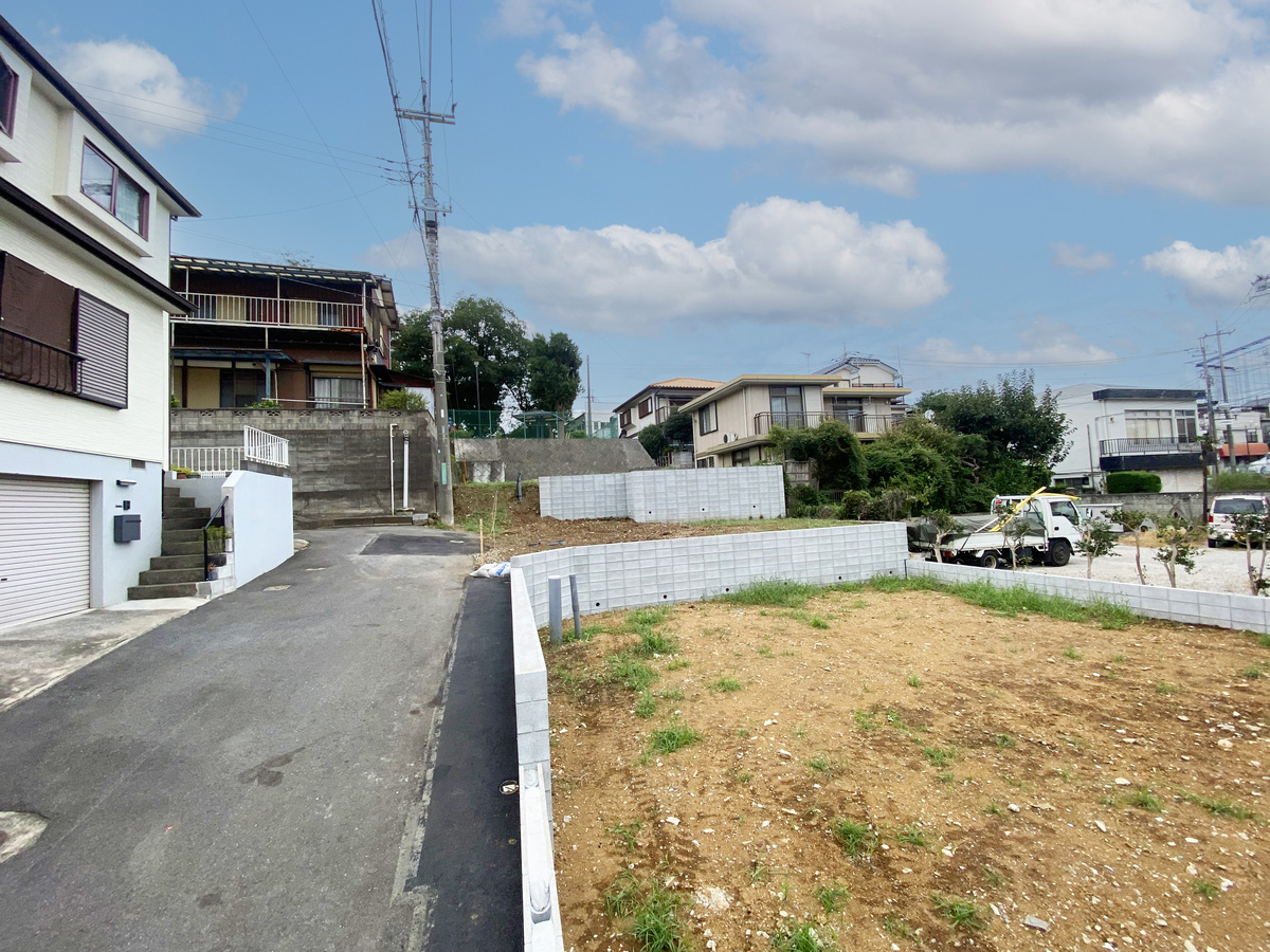 陽当り良好な南ひな壇高台地