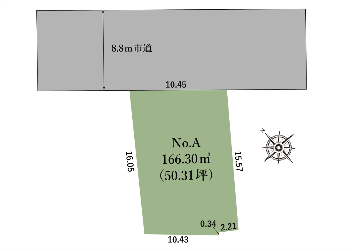 ◇第一期：50坪超、建築条件無し、陽当たり良好売地のご紹介！