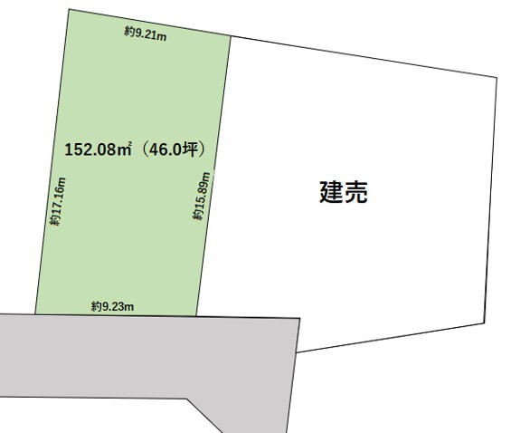 土地価格3280万円、土地面積152.08㎡ ◇152.08㎡（46.0坪） ◇周辺環境含めご見学お待ちしております