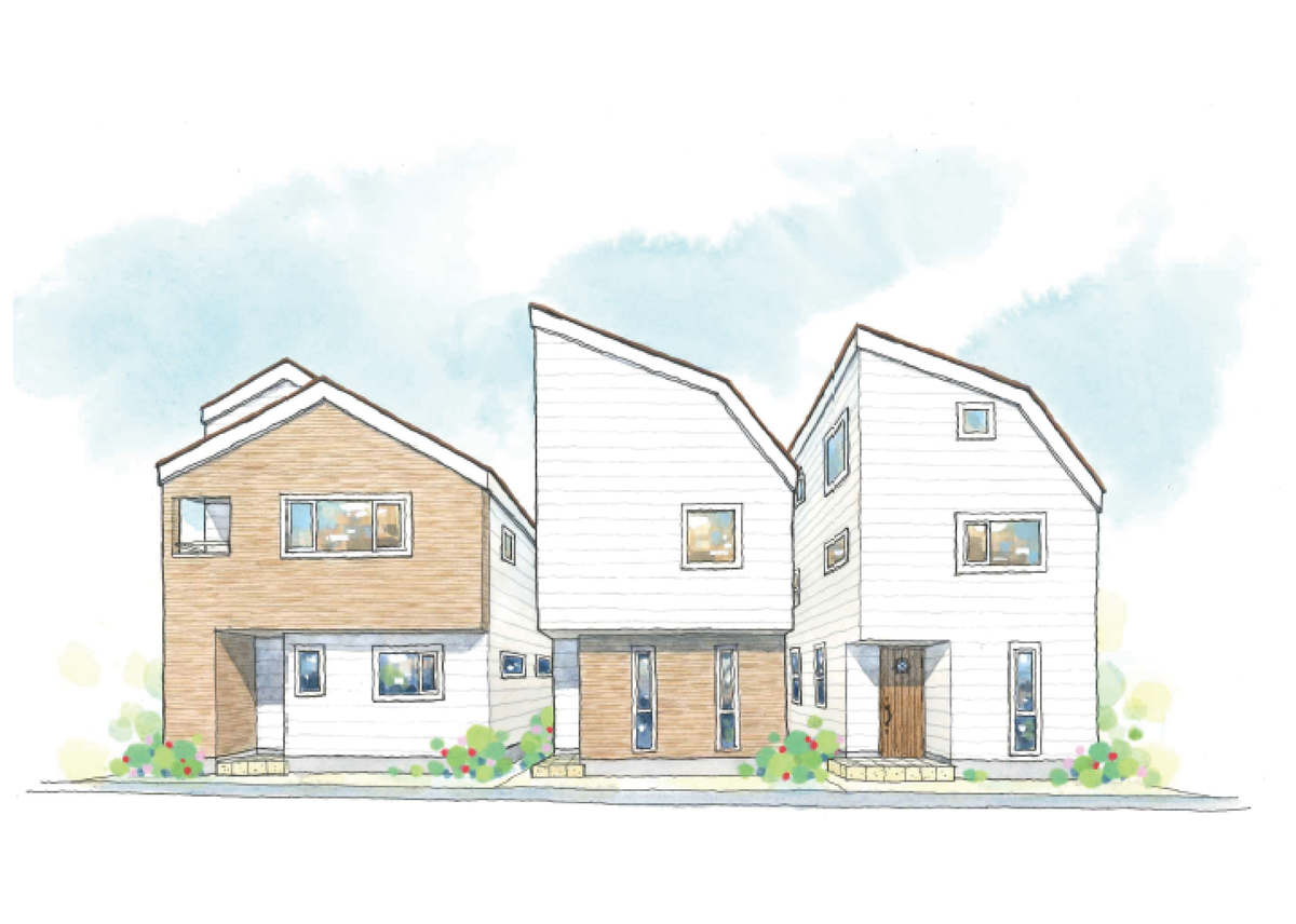 ◇3棟異なるおしゃれな外観内観！ ◇金属サイディングを使用した高断熱住宅！