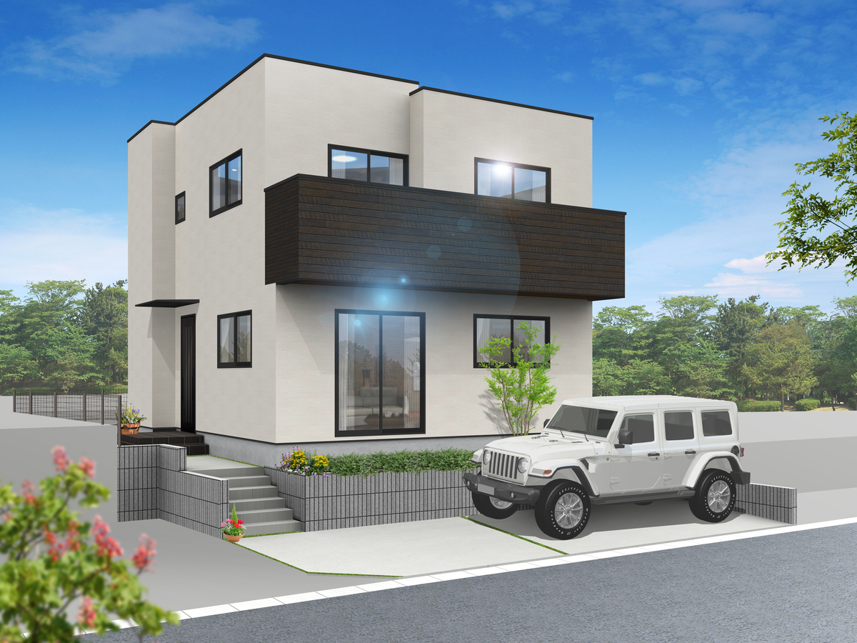 ◇飽きの来ないスタイリッシュな外観。小学校が徒歩8分、子育て世代に安心な閑静な住宅地。